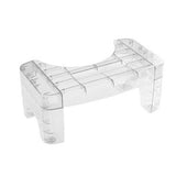 Toilet Foot Stool Transparent Prevent Slip Toilet Assistance Step Stool for Adults Children V1294-YM0901-3116240019311
