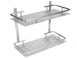 Space Aluminum Bathroom Shelf RustProof Shower Rack Kitchen Storage Basket for Home V1294-YM0901-3112210039311