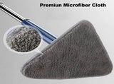 360&deg Rotating Triangular Floor Mop with Auto-Squeeze System Easy Twist, No-Hand Squeezing, V1107-CS-FSNTB