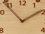 Wall Clock 10 Inch Round Silent Decorative Battery Operated Wooden Wall Clock for Kids Living V1294-YM0901-3115240042111