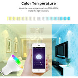 Gu10 5W LED Bulb, Gu10 Alexa, Rgbw 3000K-6500K, App Control Voice Control, V1188-MS-227-0941