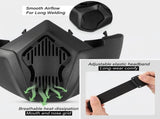 Auto Darkening Helmet, Breathable Grille, Solar Powered, Auto Dimming, for Professional V1366-AZ2-W-15470