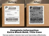 3PCS Identity Theft Protection Roller Stamp, Privacy Security Stamp for Confidential Information, V1258-DP02-F-429
