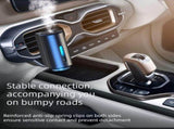 2 pcs Car interior essentials set-Silvery Car Air Vent Aroma Diffuser & Black Hanging Storage Bin V888-ELOSUNG53452
