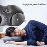 All Round Sleep Pillow Ergonomically Designed Free Shipping Deep Sleep Soft Neck Pillow V1294-YM0717-10062072