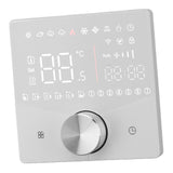 Smart Digital Thermostat LCD Color Display Precise Control Intelligent Temperature Controller White V1294-YM0706-3114230111712