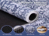 Artiss Floor Rug 120x170cm Soft Velvet Washable Modern Area Rug Floor Carpet Mat FLR-2133-120X170-GR1