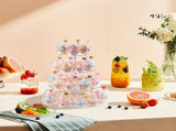 Cupcake Stand Multi Round Tiers Transparent Acrylic High Stability Cupcake Tower for Display Serving V1294-YM0521-3118220330412