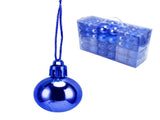 100pcs Christmas Ball Ornaments Shatterproof Hanging Balls for Christmas Tree Party DecorationBlue V1294-YM0715-3115210248112