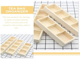 3 Count Wooden Box Coffee Tea Organizer Tea Boxes Wood Drawers Desktop Drawer Wood V1369-AZ3-W-17480
