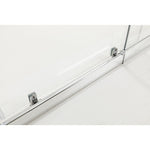 Adjustable 1400x800mm Single Door Corner Sliding Glass Shower Screen in Chrome V63-845641