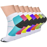 7-Color Ankle Socks Set - Vibrant Daily Wear Socks V1192-GMCS-0904-005