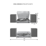 Crosley C62 Shelf System - Black V398-CRC62C-BK4