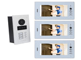 Video Doorbell System 1080P Night Vision Card Swiping 7 Inch Color Screen Wired Intercom Video V1294-YM0901-3114240047812