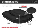 Hat Box for Travel - Crush Proof Cowboy Hat Holder Storage, Hard Travel Hat Carrier Case for Cowboy, V1258-DP02-F-932