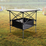Folding Collapsible Camping Table Caravan RV Heavy Duty Steel & Aluminium V63-827721