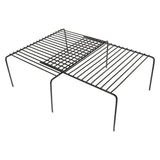 1Pcs Iron Spice Shelf for Cabinet with Adjustable Feature 11.6X9.4X5.3In V1192-AZ-W-29177