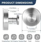 Suction Cup Hooks fors on Glass, 2025 New Model No-Drill Suction Cup Hook, Suction Cup Hooks V1258-DP02-F-407