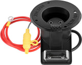 48V Club Car Charger Receptacle Plug for DS Modes, Golf Cart Charging Port with Cord and OEM V1259-DP01-A-5445