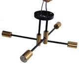 4 Light Ceiling Mount Lamp 360&deg Rotation Adjustable Wrought Iron Ceiling Light for Dining Room V1294-YM0523-3119220016511