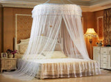 Breathable Round Canopy Lace Princess Style Mosquito Net Bed Curtain Netting V1294-YM0901-JY25278-02