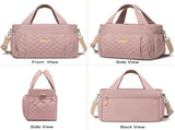 15 L Insulated Lunch Bag with 7 Pockets and Adjustable Strap, Leak Resistant Cooler Tote for Work, V1189-LC-AMZ-00119