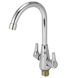 G1/2 Thread Copper Faucet Hot Cold Water Outlet 360 Degree Rotation for Kitchen Vegetables Basin V1294-YM0901-3118200156011