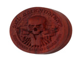 Magnetic Push Slider Stress Relief Handmade Rosewood Crafted Rotating Fidget Toys for ADHD Skull V1294-YM0706-3115230080011