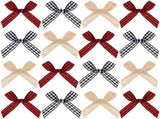 Christmas Mini Plaid Bows Bows Buffalo Plaid Bows Gingham Ribbon Bows Ornament for V1370-AZ4-09931