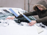 360&deg Pivoting Snow Scraper with Extendable Handle, Multi-Use Ice Scraper, Sponge Brush & Window V1369-AZ3-W-17239