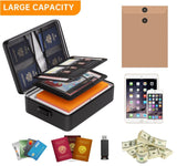 Waterproof & Fireproof Document Bag with Combination Lock - 8 Layers Silicone V888-ELOSUNG55599