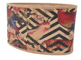 Printed Lamp Shade E27 E14 Vintage Elliptical Shape Bambusoideae Bedside Lamp Shade Replacement V1294-YM0901-3119250030211