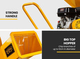 MICHIGAN 18HP 420cc Petrol Commercial Wood Chipper, Towable, Tree Mulcher - Ravenger 1950 V219-CHPTEAMCHC2M0
