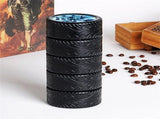 Insulated Tumbler Stainless Steel Car Tire Themed Mug Drinkware, Vacuum Dual Layer Kitchen Gadget, V1366-AZ2-W-21246