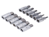 12PCS Drive Socket Set Steel High Hardness Wear Resistant 1/2in Drive Master Impact Socket Set for V1294-YM0703-3114230000111