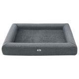 i.Pet Pet Bed Dog Cat Large Calming Soft Sofa Cushion Egg Crate Washable Grey PET-BED-CUSHION-M90-GR