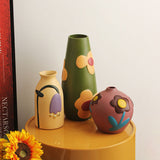 Morandi Painted Ceramic Vase Set Modern Home Decor for Flowers Other Luxury Styles V1107-CS-MLDHPSJT