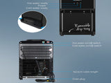 Devanti Water Cooler Dispenser 22L Bench Top Chiller Purifier Filter Hot Cold Black WD-COM-BT533-22BP-2FT-BK