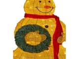Christabelle 150cm Gold Outdoor Christmas Snowman with Lights 112_MHA324