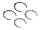 4pcs Horseshoes Aluminum Alloy Light Weight Reliable Practical Horse Riding Accessory for Racecourse V1294-YM0523-3111220079612