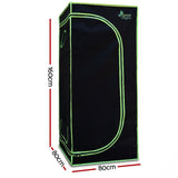 Green Fingers Grow Tent 80x80x160CM Hydroponics Kit Indoor Plant Room System GT-D-80X80X160