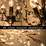 Crystal Chandeliers Lighting, 3 Light, Vintage V178-23651