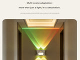 4 pcs Black Motion Sensor Wall Light, Rechargeable Magnetic LED Ambient Wall Lamp with Remote V888-ELOSUNG53406
