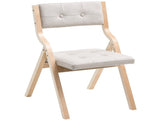 Wooden Folding Chairs with Cushion, Set of 2, Portable Foldable Cushion Chair with Wooden Frame, V952-MZHZZZDYXDFBPPPME001V0