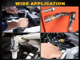 ELEAD 16Pc Spark Plug Socket Set 3/8" Drive Torque Wrench Kit CR-V Removal Tool V465-70152
