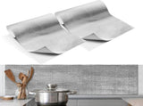 2 Pcs 24'' x 48'' Aluminized Heat Shield Thermal Barrier Adhesive Backed Blanket Wrap Fiberglass V1259-DP01-A-1214