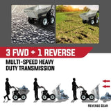 BAUMR-AG Mini Dumper Power Wheel Barrow Tracked Motorised Petrol Powered Wheelbarrow V219-BRWPWRBMRABP9