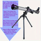 **Entry-Level Quick-Setup Astronomical Telescope Stable Tripod, Four-Step Star and Landscape V1106-HQWYJ001