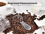 2 Tablespoon Metal Measuring Spoon Set of 2 with Short Handled Measure Scooper V1258-DP02-C-376