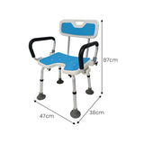 Orthonica Shower Chair with Adjustable Armrests SHC-MAS-040-15L